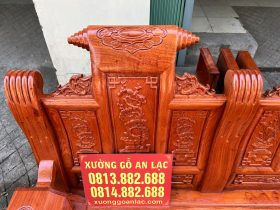 ghế âu á cuốn thư gỗ hương