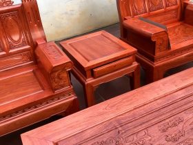 đôn kẹp bộ âu á gỗ hương đá