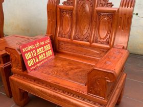 ghế đơn bộ âu á chương cuốn thư gỗ hương đá