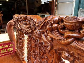 ghế minh quốc voi gỗ hương đá cao cấp