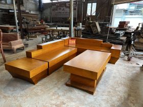 sofa gỗ gõ đỏ