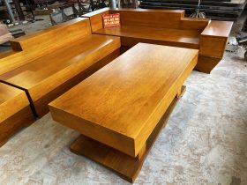 sofa gỗ gõ đỏ