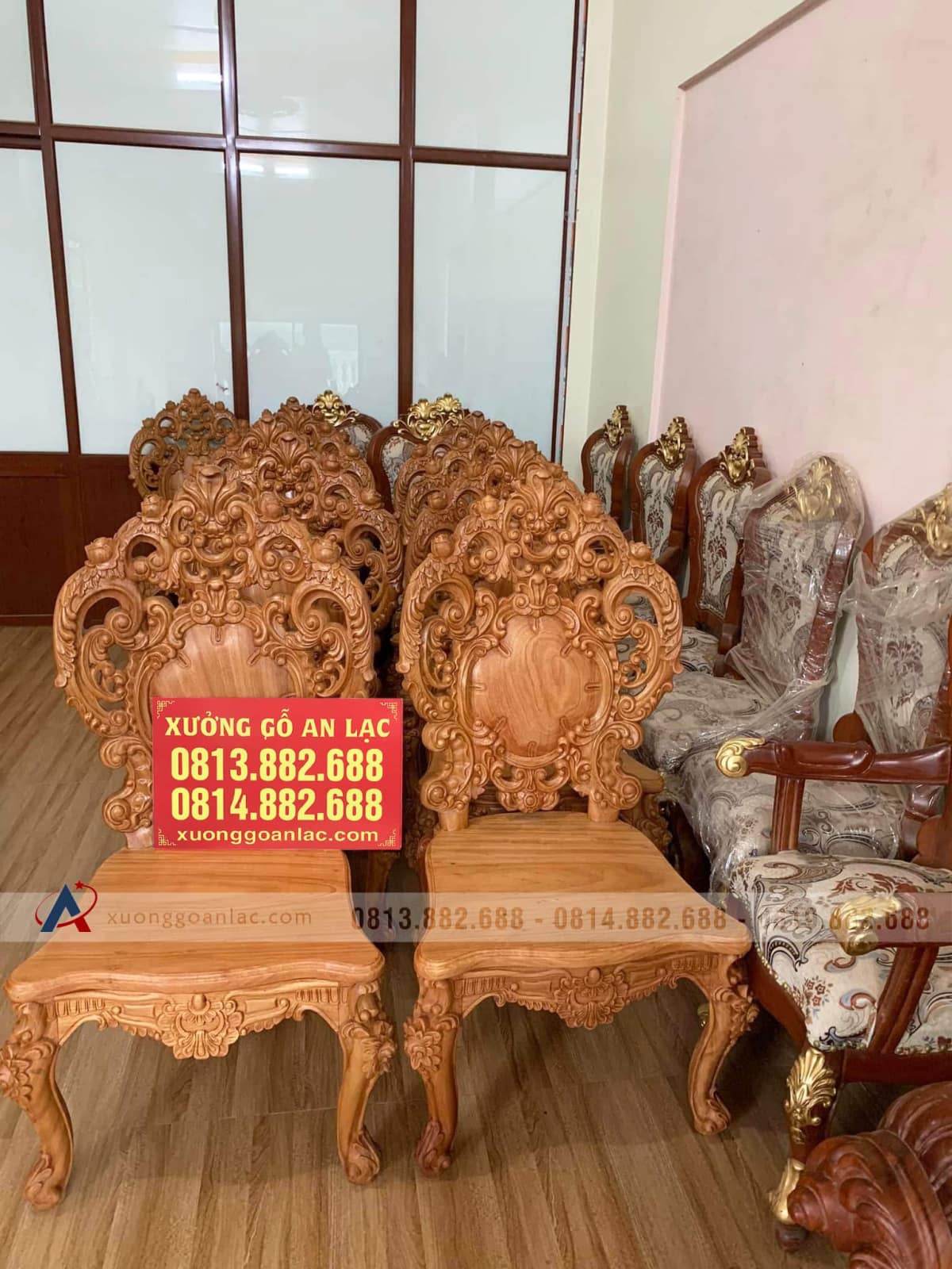 Ghế ăn louis hoàng gia VIP gỗ gõ đỏ mẫu mới 16 Ghế ăn Louis hoàng gia VIP gỗ gõ đỏ mẫu mới