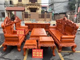 Hoàng gia louis chân 14 gỗ hương đá