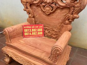 ghế đơn bộ hoàng gia gỗ hương đá