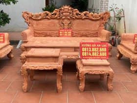 bọ bàn ghế hoàng gia gỗ hương đá