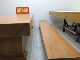 Bộ bàn ghế K3 nguyên khối 300x90x16cm gỗ gõ đỏ (Anh Thắng, Hà Nội) 28 K3 300x90x16cm anh Thang Ha Noi 13