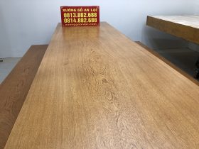Bộ bàn ghế K3 nguyên khối 300x90x16cm gỗ gõ đỏ (Anh Thắng, Hà Nội) 22 K3 300x90x16cm anh Thang Ha Noi 14