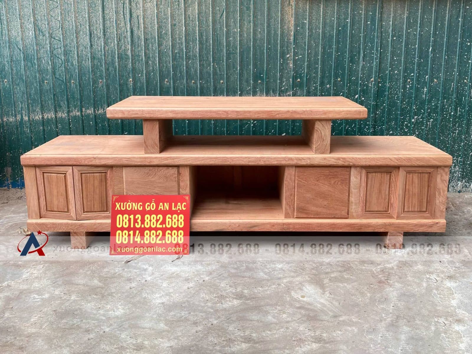 Kệ tivi sofa 2m4 Nguyên Khối gỗ Hương Đá (anh Thân, Thanh Hóa) 26 Kệ tivi sofa Nguyên Khối gỗ Hương Đá Nam Phi