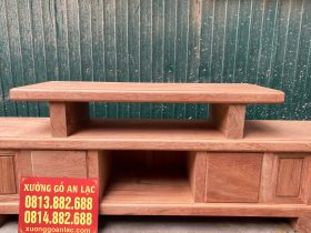 Kệ tivi sofa 2m4 Nguyên Khối gỗ Hương Đá (anh Thân, Thanh Hóa) 15 kệ tivi mẫu sofa gỗ hương đa