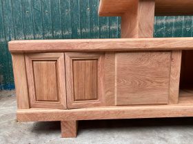 Kệ tivi sofa 2m4 Nguyên Khối gỗ Hương Đá (anh Thân, Thanh Hóa) 20 kệ tivi trơn gỗ hương đá