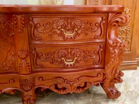 Kệ tivi Hoàng Gia nguyên khối gỗ Hương đá tuyển chọn (anh Phúc, Quảng Nam) 17 Ke tivi nguyen khoi go Huong da tuyen chon 3