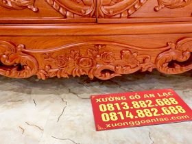 Kệ tivi Hoàng Gia nguyên khối gỗ Hương đá tuyển chọn (anh Phúc, Quảng Nam) 15 kệ tivi gỗ hương đá