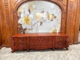 Kệ tivi Hoàng Gia nguyên khối gỗ Hương đá tuyển chọn (anh Phúc, Quảng Nam) 12 kệ tivi hoàng gia gỗ hương đá