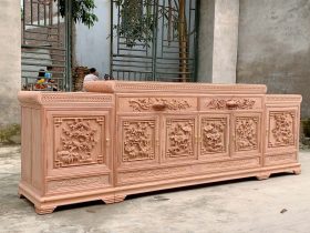 kệ tivi gỗ hương đa mẫu mõ lồi