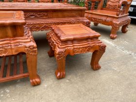 đôn ngồi bộ minh quốc đào gỗ hương đá