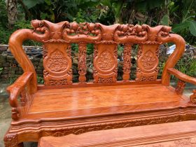 ghế dài bộ minh quốc đào cột 12