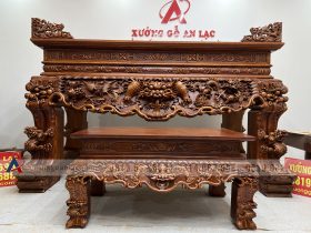 sập thờ gỗ gõ đỏ cao cấp
