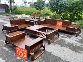 Sofa gỗ óc chó nhập khẩu bắc mỹ