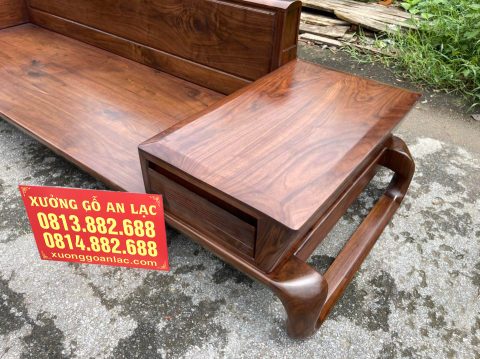 ghế sofa gỗ óc chó