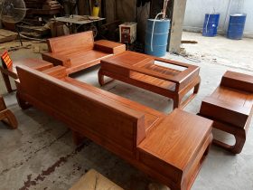 bàn ghế sofa gỗ hương đá cao cấp
