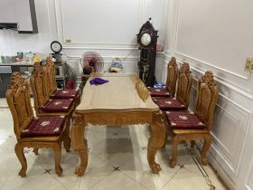 Bàn ăn 6 ghế củ lạc