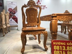 Bộ bàn ăn củ lạc 6 ghế hồng hạc (Anh Tuyên, Cẩm Phả - Quảng Ninh) 27 ban an 6 ghe cu lac anh Tuyen o Cam Pha Quang Ninh 12