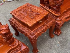 đôn kẹp gỗ gõ đỏ