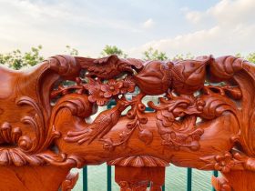 bo ban ghe Minh dao quoc chim tay 12 go huong da DUC TAY 100 12