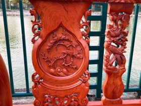 bo ban ghe Minh dao quoc chim tay 12 go huong da DUC TAY 100 133