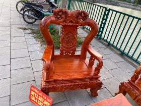 ghế đơn đục đào thủ công siêu đẹp