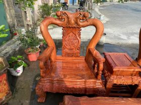 ghế đơn bộ minh quốc đào gỗ hương đá