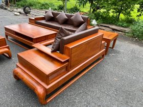 bộ sofa đùi gà gỗ hương đá cao cấp