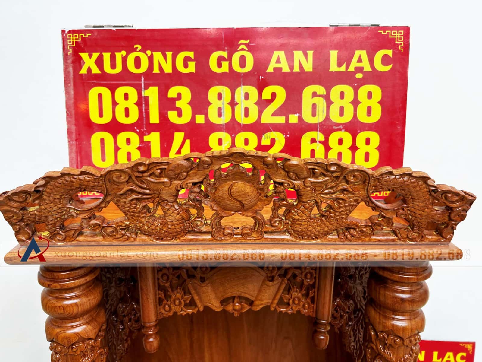 Ban thờ thần tài ông địa gỗ hương đá cao cấp 14 Ban thờ thần tài ông địa gỗ hương đá cao cấp - Ảnh 14