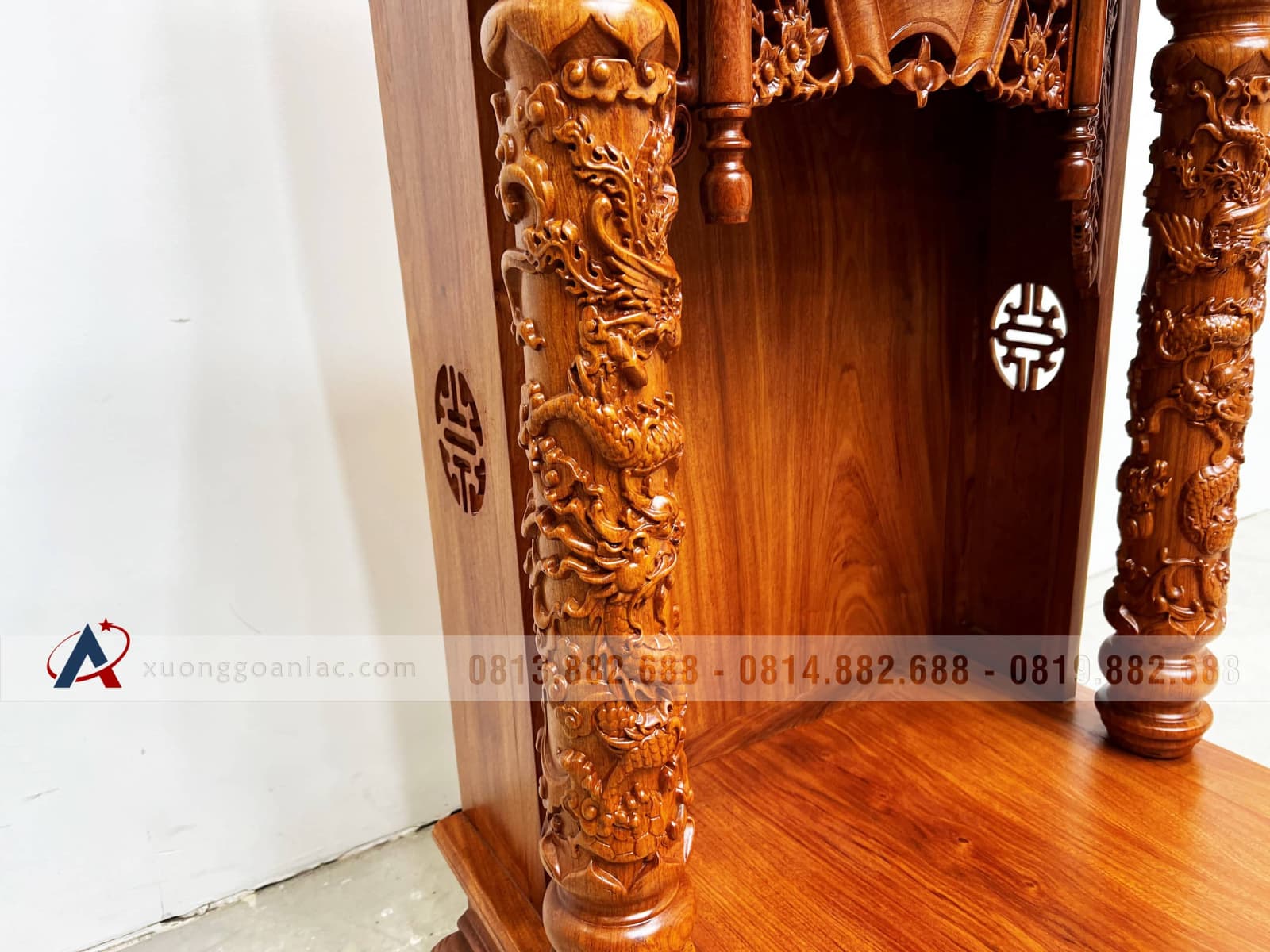 Ban thờ thần tài ông địa gỗ hương đá cao cấp 15 ban thờ thần tài gỗ hương đá cao cấp