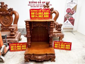 Ban thờ ông địa thần tài gỗ hương đá 13 Ban tho ong dia than tai go huong da 2