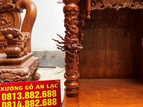 Ban thờ ông địa thần tài gỗ hương đá 19 Ban tho ong dia than tai go huong da 7