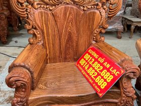 Bộ Hoàng gia nguyên khối V10 6 món cực khủng gỗ Hương Đá (bác Lâm, Hà Nội) 48 Bo Hoang gia nguyen khoi 6 mon go Huong Da sieu vip 10