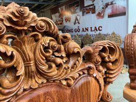 Bộ Hoàng gia nguyên khối V10 6 món cực khủng gỗ Hương Đá (bác Lâm, Hà Nội) 52 Bo Hoang gia nguyen khoi 6 mon go Huong Da sieu vip 14