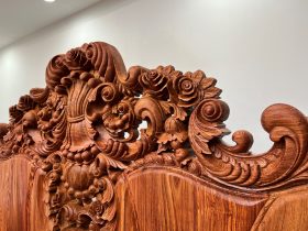 Bộ Hoàng gia nguyên khối V10 6 món cực khủng gỗ Hương Đá (bác Lâm, Hà Nội) 37 Bo Hoang gia nguyen khoi 6 mon go Huong Da sieu vip 20