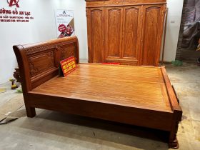 Hoàn Thiện Giường ngủ 1m8x2m gỗ hương đá giao ở Rạch Giá (Kiên Giang) 33 giường ngủ gỗ hương đá tự nhiên hàng vip