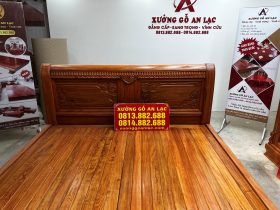 Hoàn Thiện Giường ngủ 1m8x2m gỗ hương đá giao ở Rạch Giá (Kiên Giang) 34 Giuong ngu go huong da 12