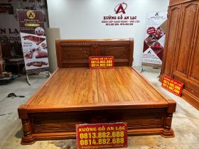 giường ngủ gỗ hương đá cao cấp