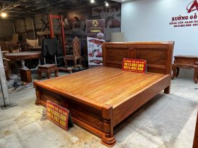 Hoàn Thiện Giường ngủ 1m8x2m gỗ hương đá giao ở Rạch Giá (Kiên Giang) 37 giường ngủ 1m8 gỗ hương đá