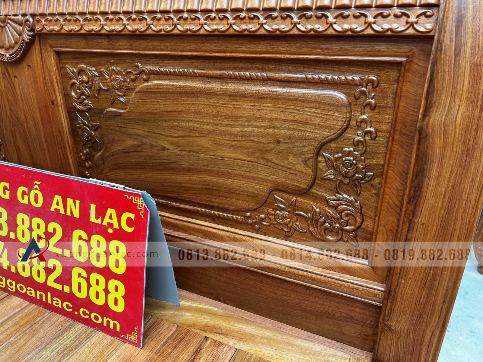 Hoàn Thiện Giường ngủ 1m8x2m gỗ hương đá giao ở Rạch Giá (Kiên Giang) 17 Hoàn Thiện Giường ngủ 1m8x2m gỗ hương đá giao ở Rạch Giá (Kiên Giang) - Ảnh 17