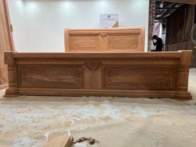 Hoàn Thiện Giường ngủ 1m8x2m gỗ hương đá giao ở Rạch Giá (Kiên Giang) 24 Giuong ngu go huong da 2
