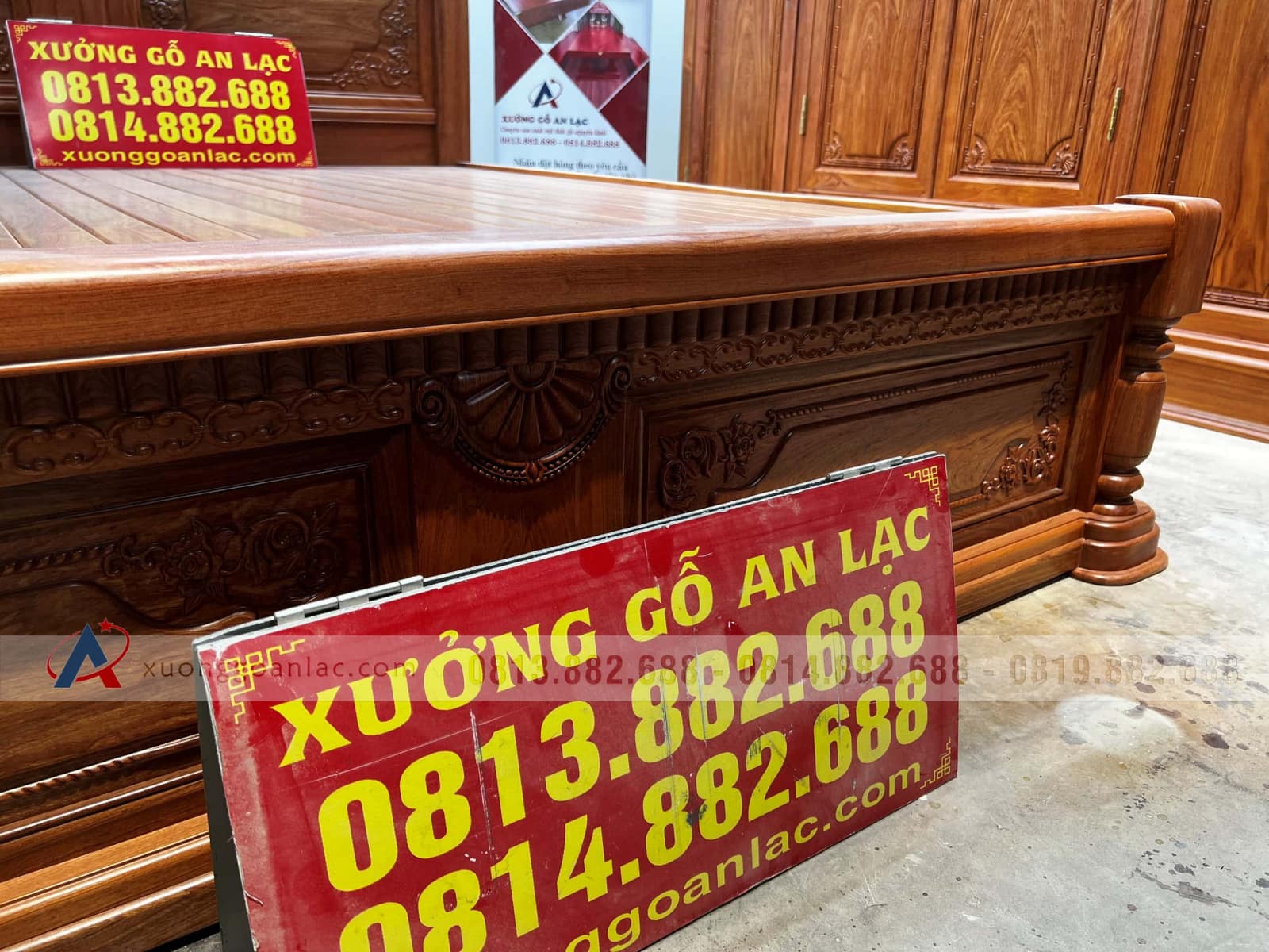 Hoàn Thiện Giường ngủ 1m8x2m gỗ hương đá giao ở Rạch Giá (Kiên Giang) 22 Hoàn Thiện Giường ngủ 1m8x2m gỗ hương đá giao ở Rạch Giá (Kiên Giang) - Ảnh 22