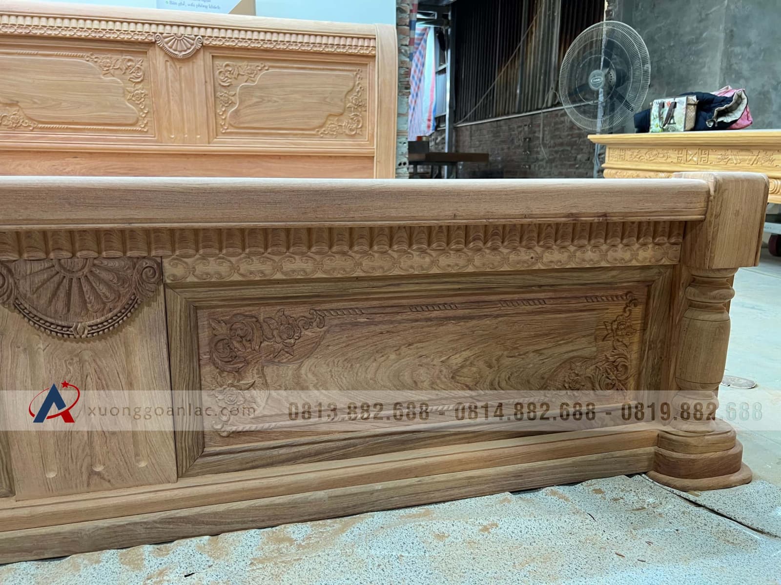 Hoàn Thiện Giường ngủ 1m8x2m gỗ hương đá giao ở Rạch Giá (Kiên Giang) 5 Hoàn Thiện Giường ngủ 1m8x2m gỗ hương đá giao ở Rạch Giá (Kiên Giang) - Ảnh 5