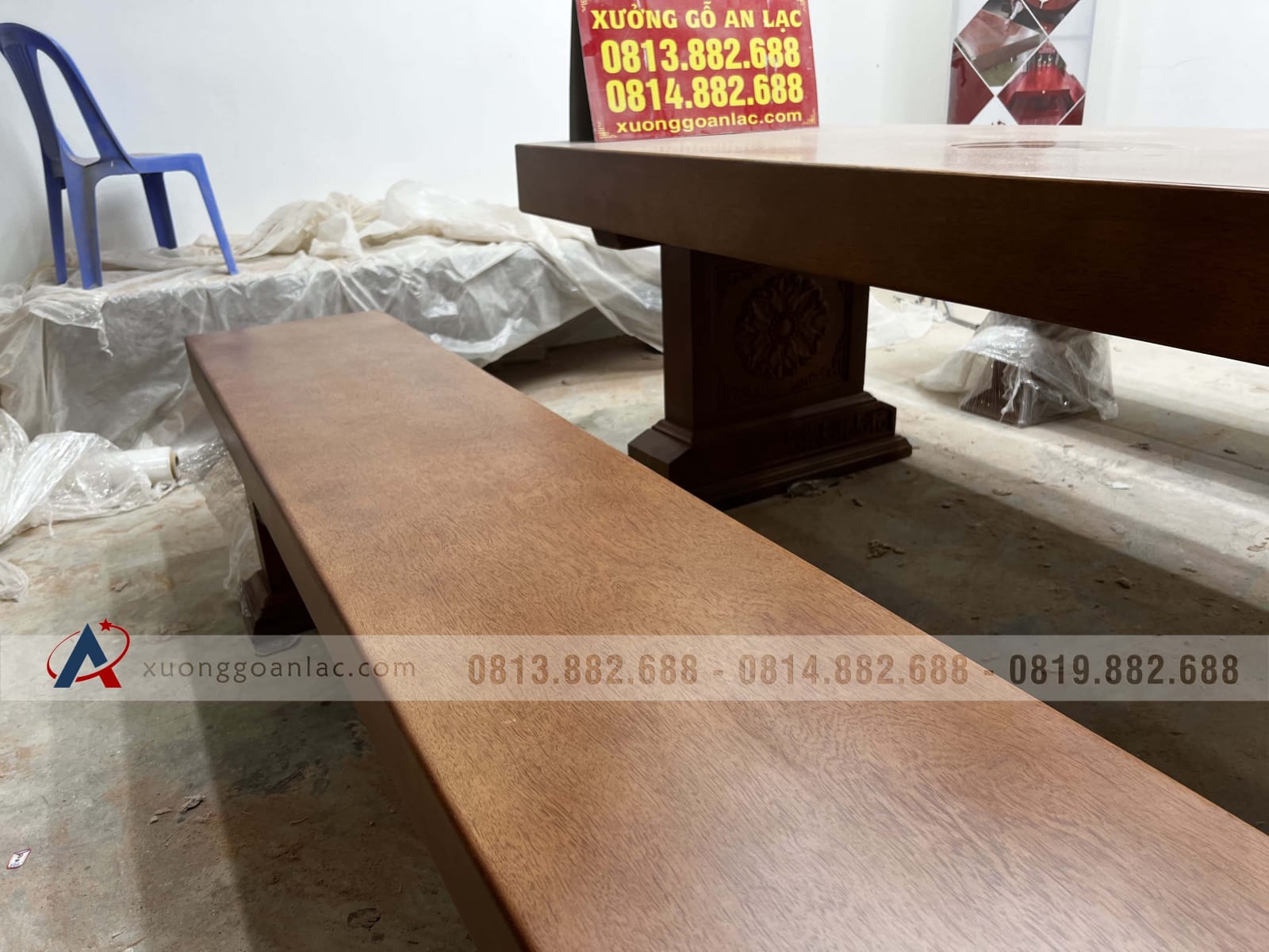 Bộ bàn ghế K3 gỗ gõ đỏ 3m siêu vip (chị Linh, Đồng Nai) 11 Bộ bàn ghế K3 gỗ gõ đỏ 3m siêu vip (chị Linh, Đồng Nai) - Ảnh 11