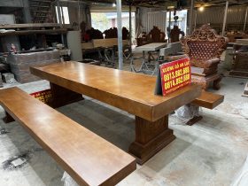 Bộ bàn ghế K3 gỗ gõ đỏ 3m siêu vip (chị Linh, Đồng Nai) 24 bàn ghế k3 gỗ gõ đỏ cao cấp